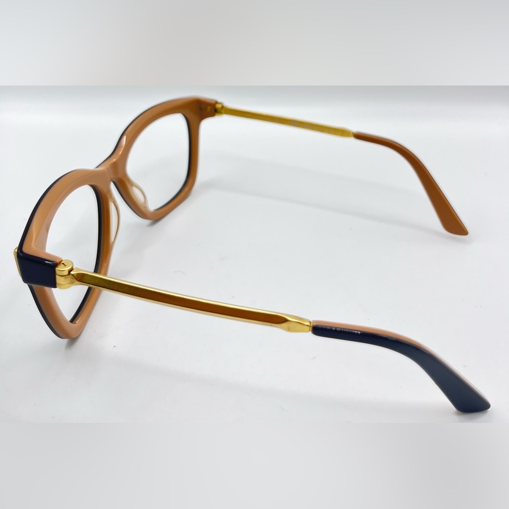 Calvin Klein CK8539S Black Gold Cat-Eye Sunglasses Frames Only - Picture 5 of 8